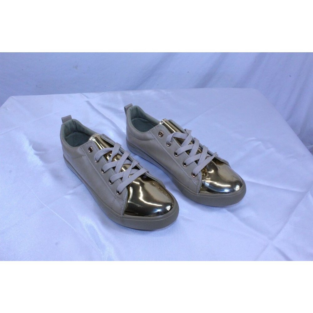Women's KIX Sneaker Faux Leather Gold-tone 8.5